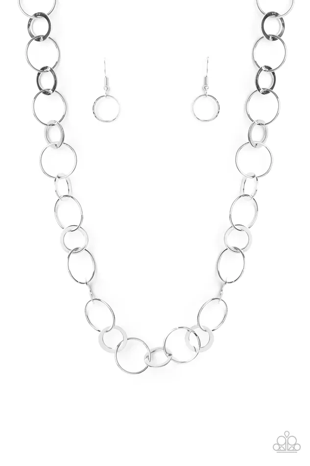 Paparazzi Jewelry Necklaces Paparazzi Necklace Revolutionary Radiance Silver