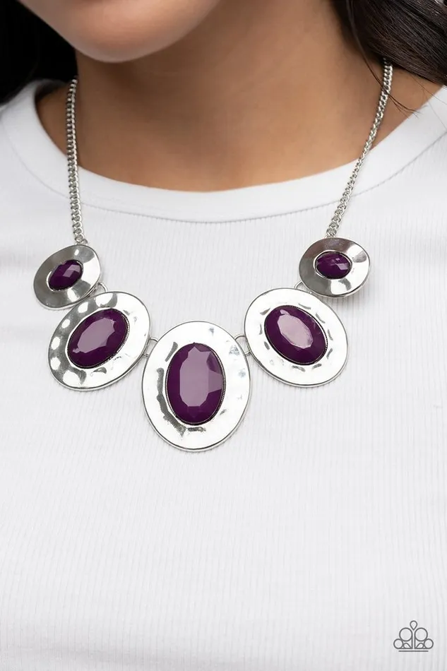Paparazzi Jewelry Necklaces Paparazzi Necklace Rivera Rendezvous Purple