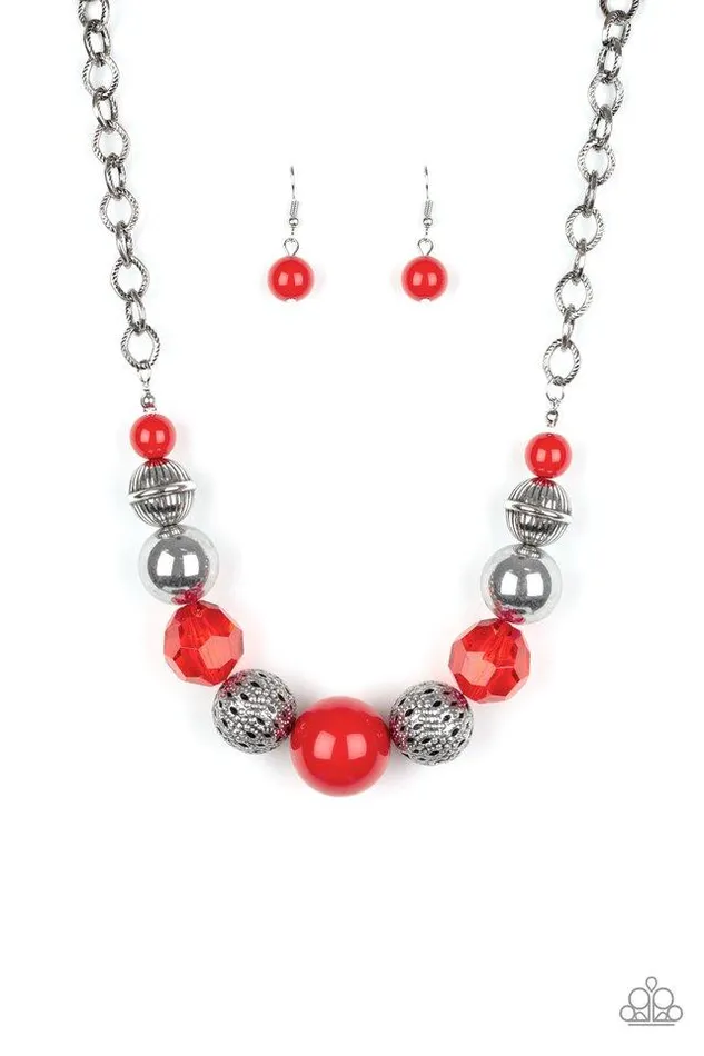 Paparazzi Jewelry Necklaces Paparazzi Necklace Sugar Sugar Red