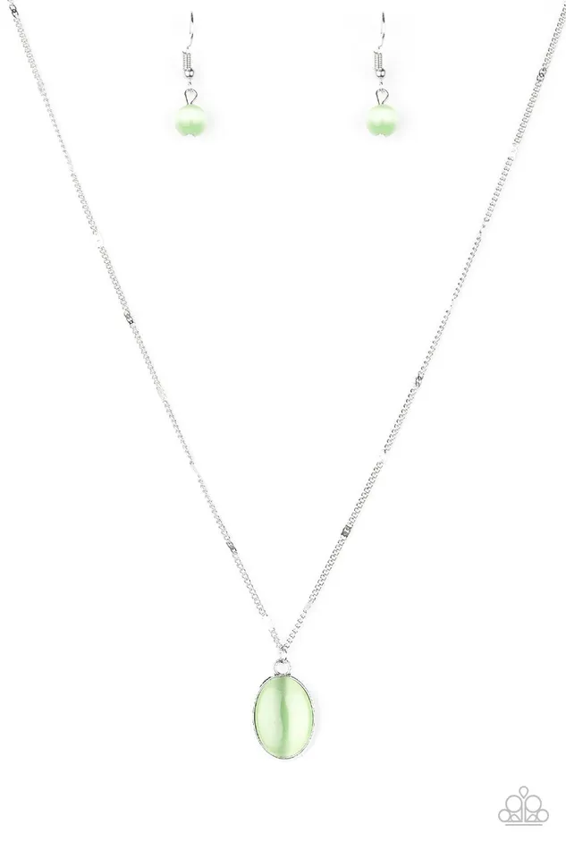Paparazzi Jewelry Necklaces Paparazzi Necklace Summer Cool Green