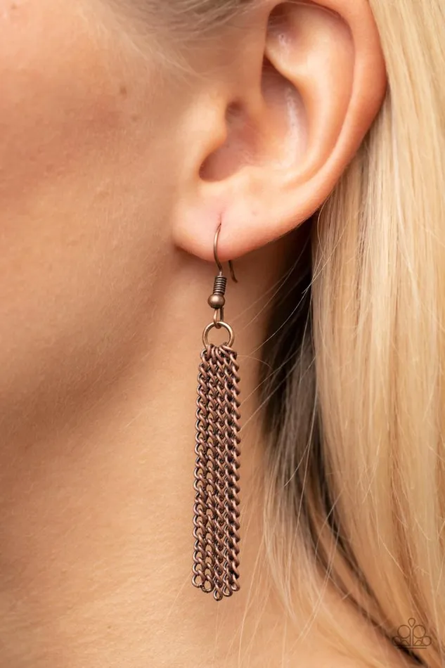 Paparazzi Jewelry Necklaces Paparazzi Necklace Tai Chi Tassel Copper Paparazzi Jewelry Necklaces Paparazzi Necklace Tai Chi Tassel Copper