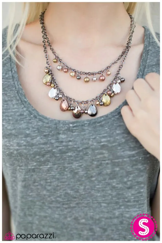 Paparazzi Jewelry Necklaces Paparazzi Necklace Talk the Talk Multi