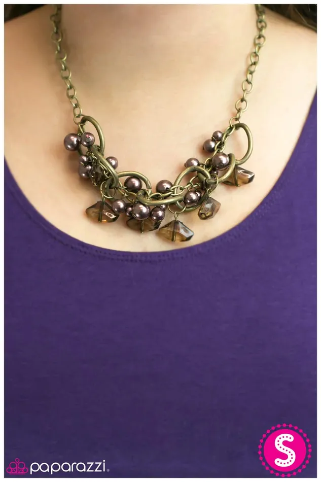 Paparazzi Jewelry Necklaces Paparazzi Necklace Tangled Brass