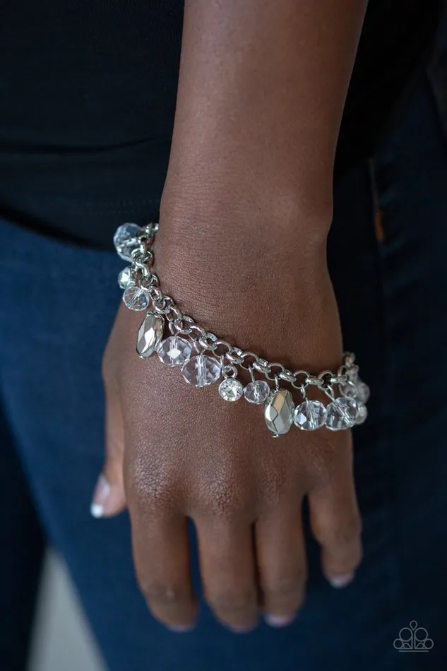 Paparazzi Jewelry Paparazzi Bracelet Dazing Dazzle White Bracelets