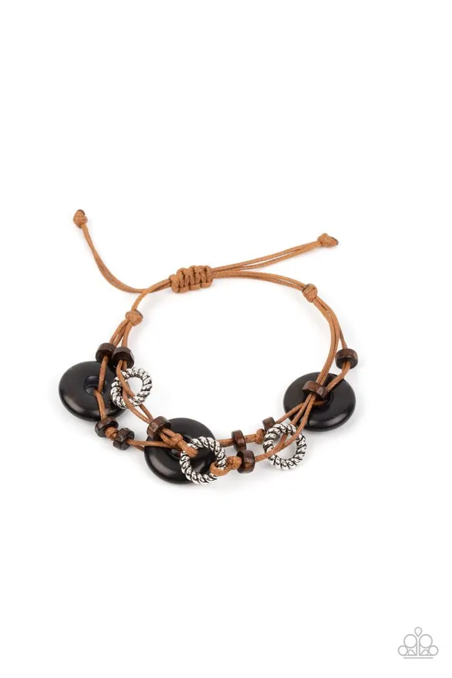 Paparazzi Jewelry Paparazzi Bracelet Quarry Quandary Black Bracelets Paparazzi Jewelry Paparazzi Bracelet Quarry Quandary Black Bracelets