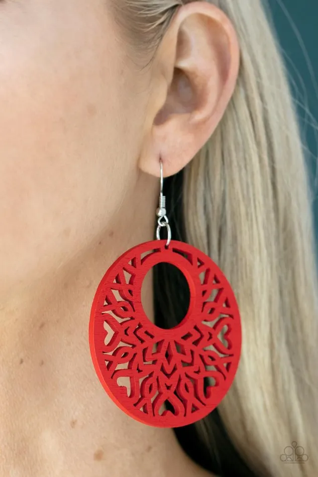 Paparazzi Jewelry Paparazzi Earring Tropical Reef Red Earrings