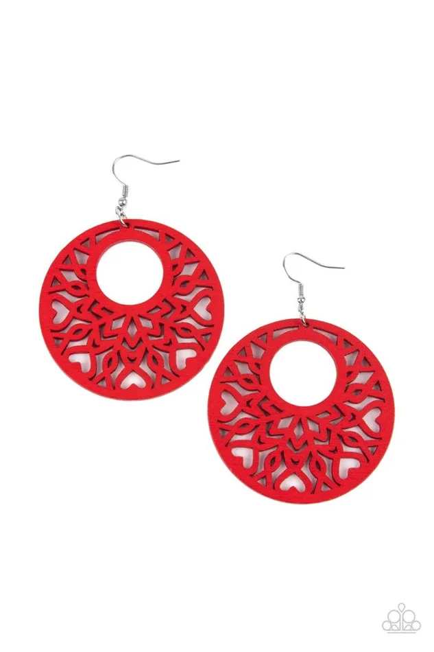 Paparazzi Jewelry Paparazzi Earring Tropical Reef Red Earrings Paparazzi Jewelry Paparazzi Earring Tropical Reef Red Earrings