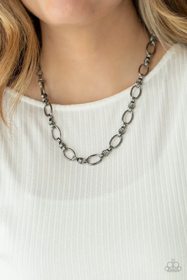 Paparazzi Jewelry Paparazzi Necklace Defined Drama Black Necklaces