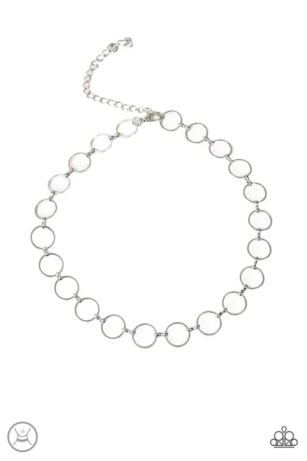 Paparazzi Jewelry Paparazzi Necklace Metro Spunk Silver Necklaces