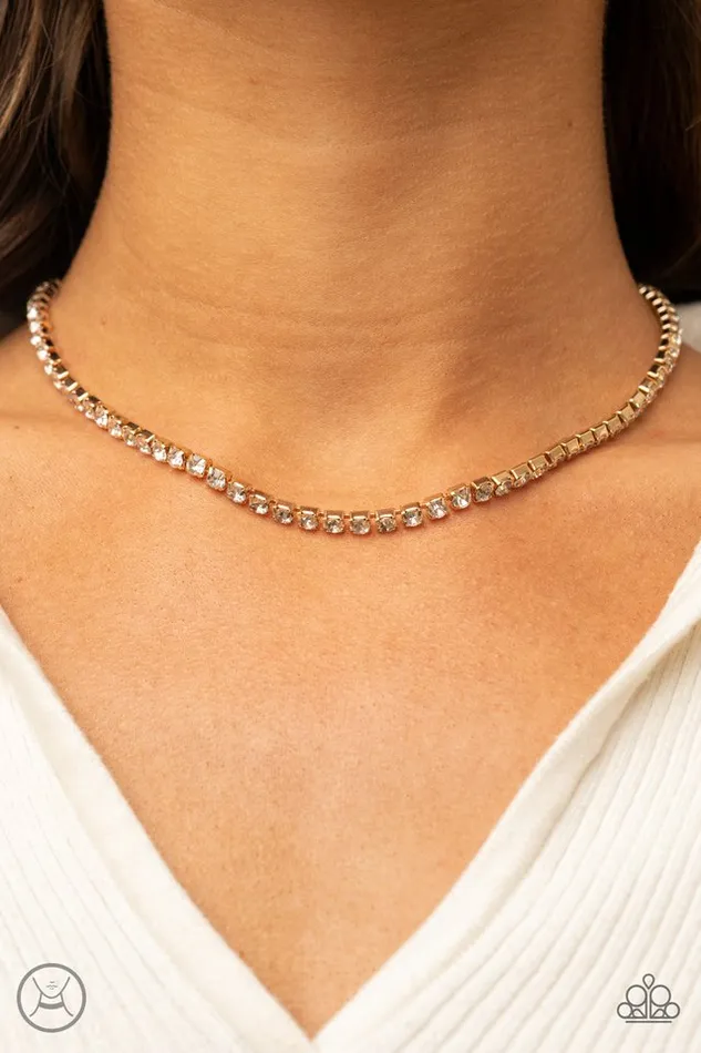 Paparazzi Jewelry Paparazzi Necklace Starlight Radiance Gold Necklaces