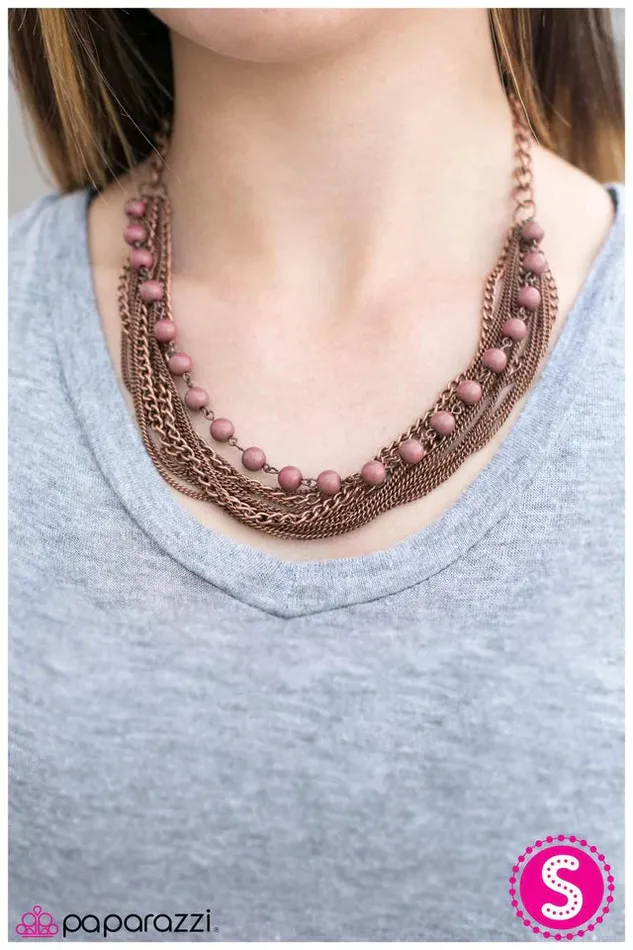 Paparazzi Jewelry Paparazzi Necklace Stranded Copper Necklaces