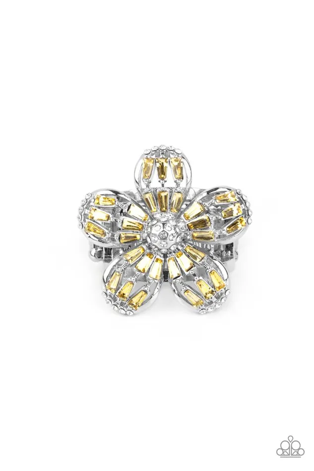 Paparazzi Jewelry Paparazzi Ring Botanical Ballroom Yellow Rings Paparazzi Jewelry Paparazzi Ring Botanical Ballroom Yellow Rings