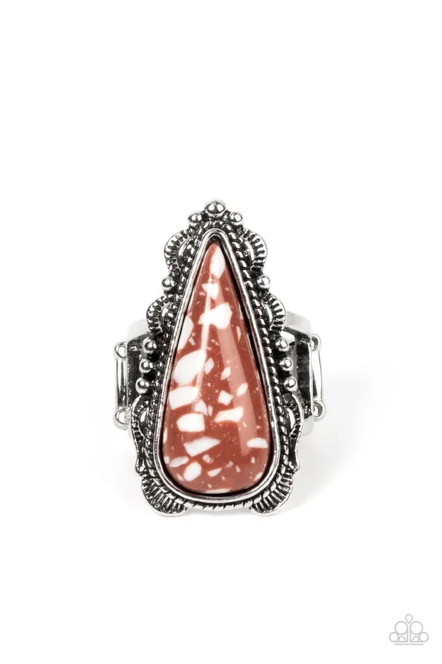 Paparazzi Jewelry Paparazzi Ring Canyon Collector Brown Rings