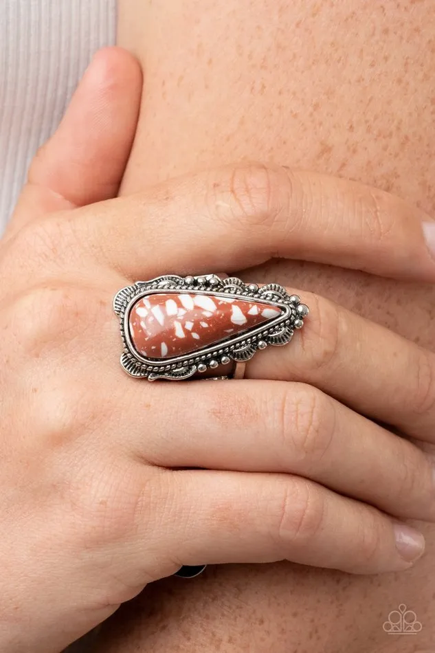 Paparazzi Jewelry Paparazzi Ring Canyon Collector Brown Rings Paparazzi Jewelry Paparazzi Ring Canyon Collector Brown Rings