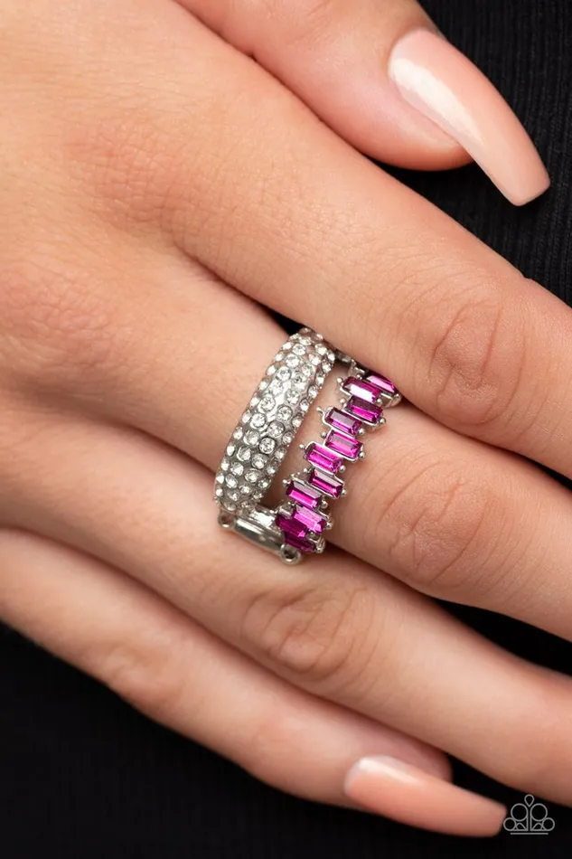 Paparazzi Jewelry Paparazzi Ring Hold Your CROWN High Pink Rings