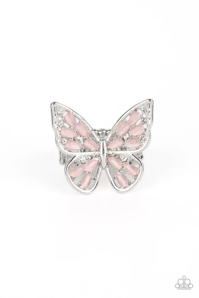 Paparazzi Jewelry Rings Paparazzi Ring Flying Fashionista Pink