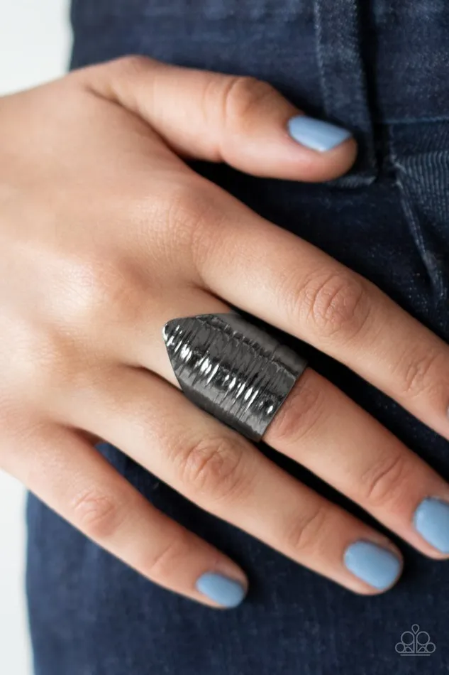 Paparazzi Jewelry Rings Paparazzi Ring Make Your Mark Black