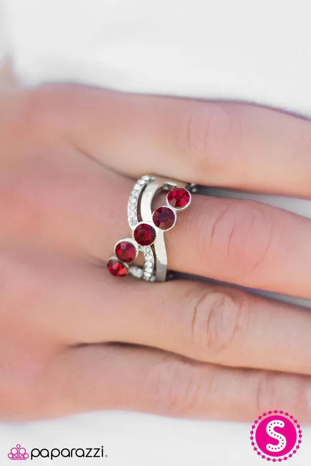 Paparazzi Jewelry Rings Paparazzi Ring Nighttime Radiance Red