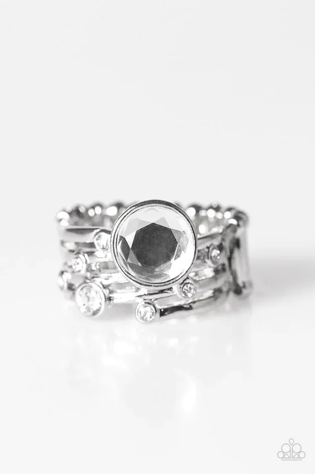 Paparazzi Jewelry Rings Paparazzi Ring Pardon My Sparkle White