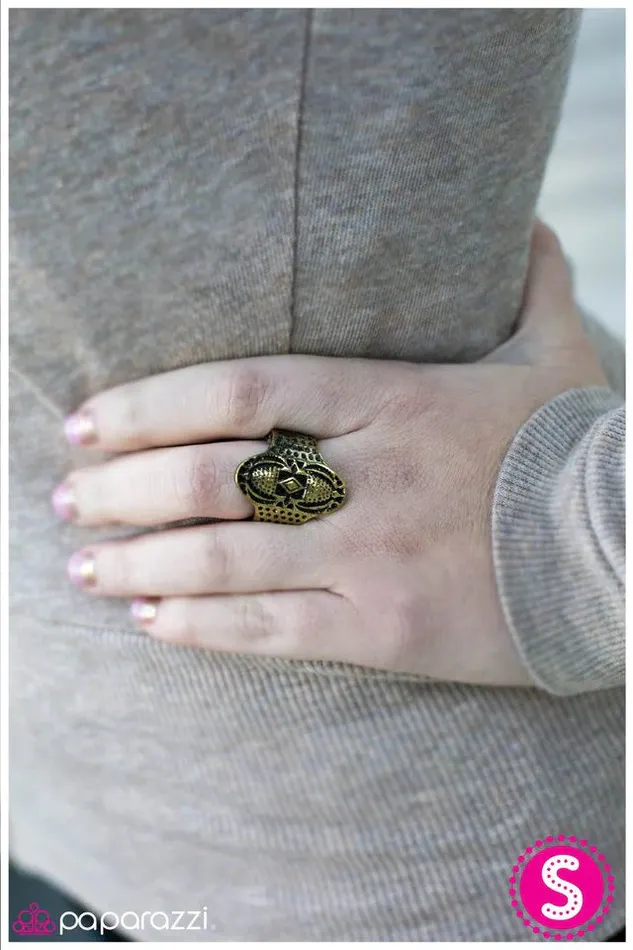 Paparazzi Jewelry Rings Paparazzi Ring Survivor Brass