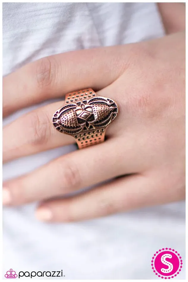 Paparazzi Jewelry Rings Paparazzi Ring Survivor Copper