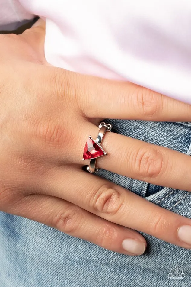 Paparazzi Jewelry Rings Paparazzi Ring Tenacious Twinkle Red