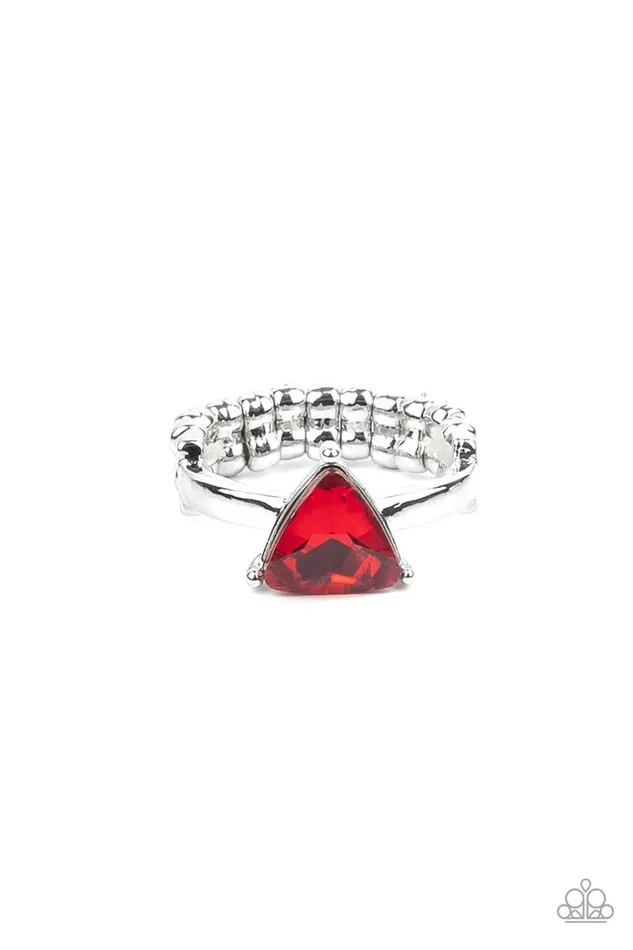 Paparazzi Jewelry Rings Paparazzi Ring Tenacious Twinkle Red Paparazzi Jewelry Rings Paparazzi Ring Tenacious Twinkle Red