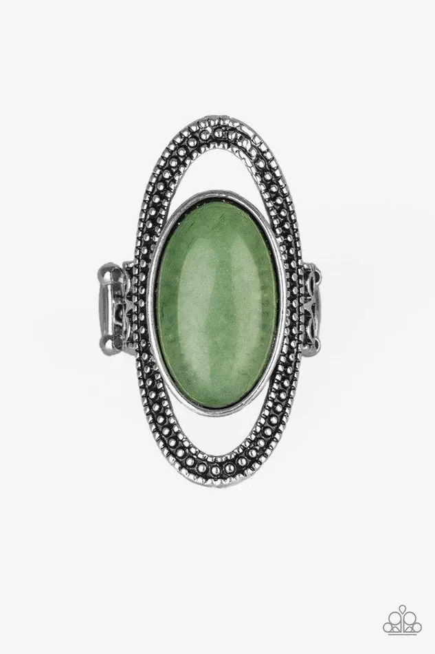 Paparazzi Jewelry Rings Paparazzi Ring Western Royalty Green