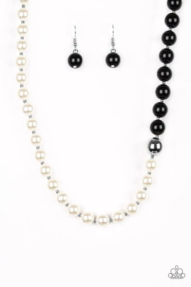 Paparazzi Necklace 5th Avenue ALister Black Paparazzi Jewelry Necklaces