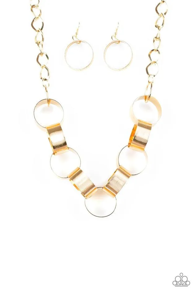 Paparazzi Necklace Big Hit Gold Paparazzi Jewelry Necklaces