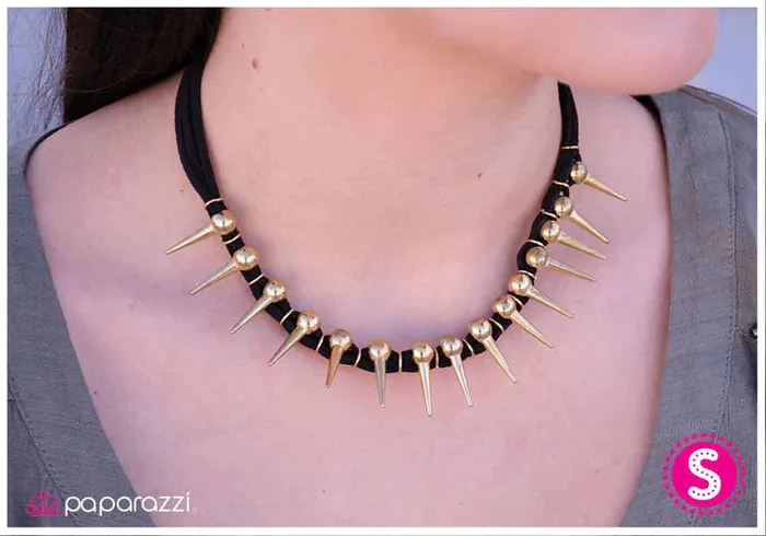 Paparazzi Necklace Dangerous PerSUEDEsions Black Paparazzi Jewelry Necklaces