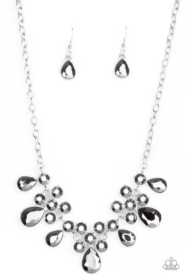 Paparazzi Necklace Debutante Drama Silver Paparazzi Jewelry Necklaces Paparazzi Necklace Debutante Drama Silver Paparazzi Jewelry Necklaces