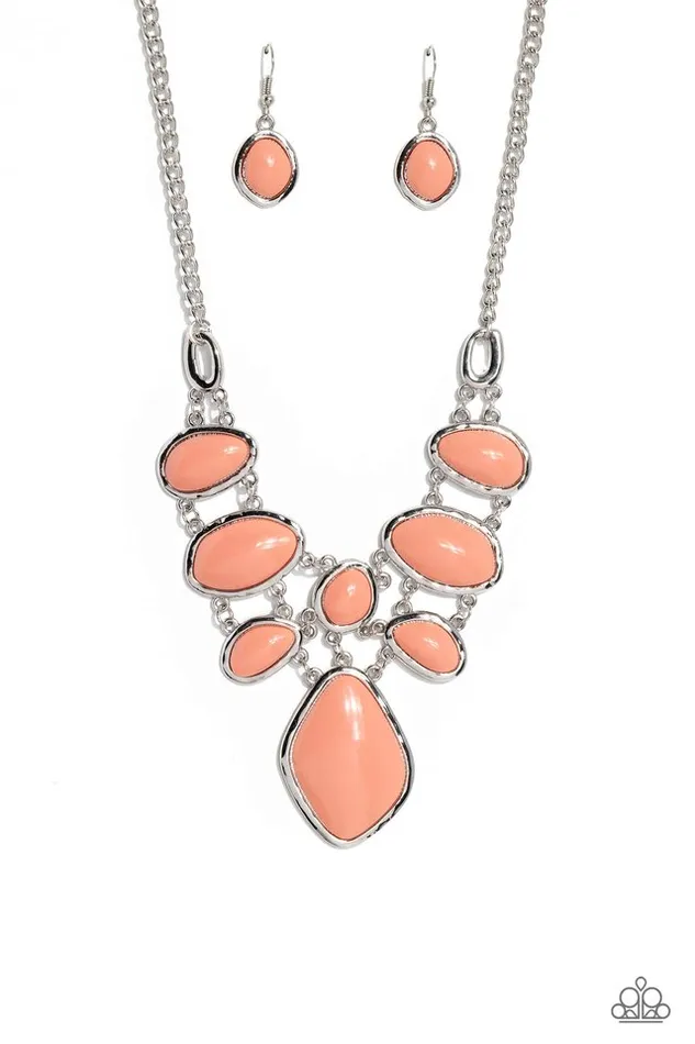 Paparazzi Necklace Dreamily Decked Out Orange Paparazzi Jewelry Necklaces Paparazzi Necklace Dreamily Decked Out Orange Paparazzi Jewelry Necklaces