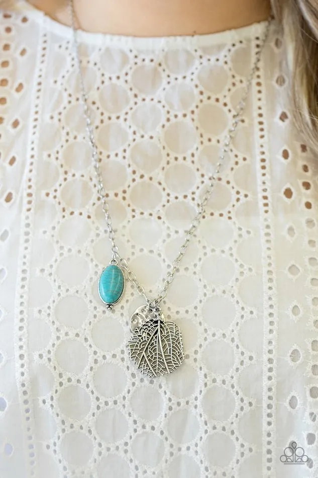 Paparazzi Necklace FreeSpirited Forager Blue Paparazzi Jewelry Necklaces