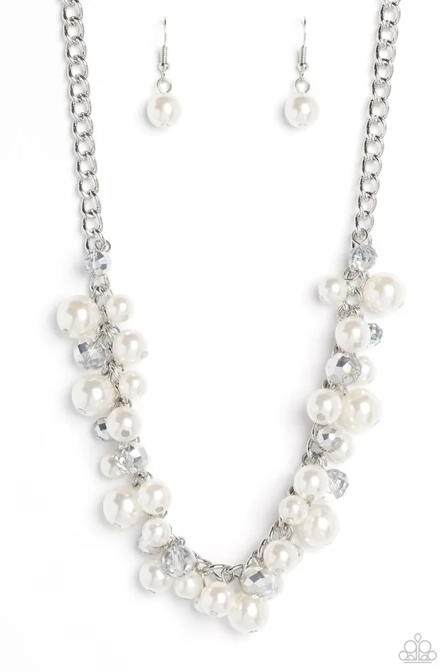 Paparazzi Necklace Glinting Goddess Silver Paparazzi Jewelry Necklaces