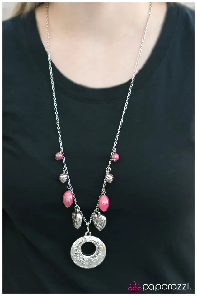 Paparazzi Necklace Home Is Where The Heart Is Pink Paparazzi Jewelry Necklaces