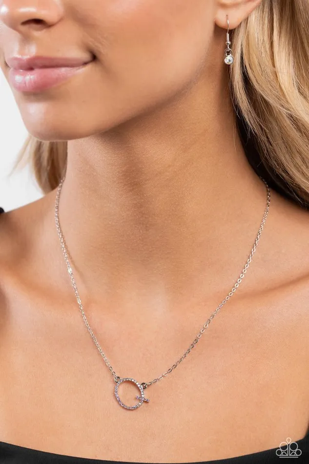 Paparazzi Necklace INITIALLY Yours Q Multi Paparazzi Jewelry Necklaces