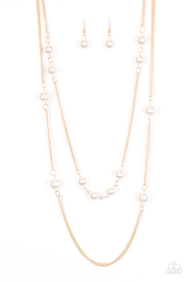 Paparazzi Necklace My Main GLAM Gold Paparazzi Jewelry Necklaces