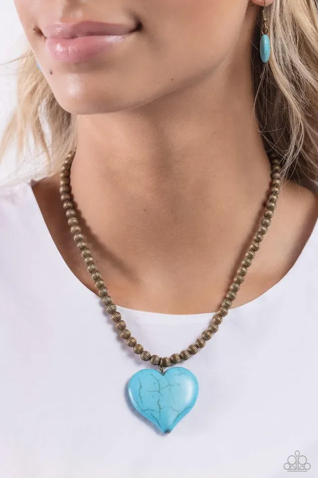 Paparazzi Necklace Picturesque Pairing Brass Paparazzi Jewelry Necklaces