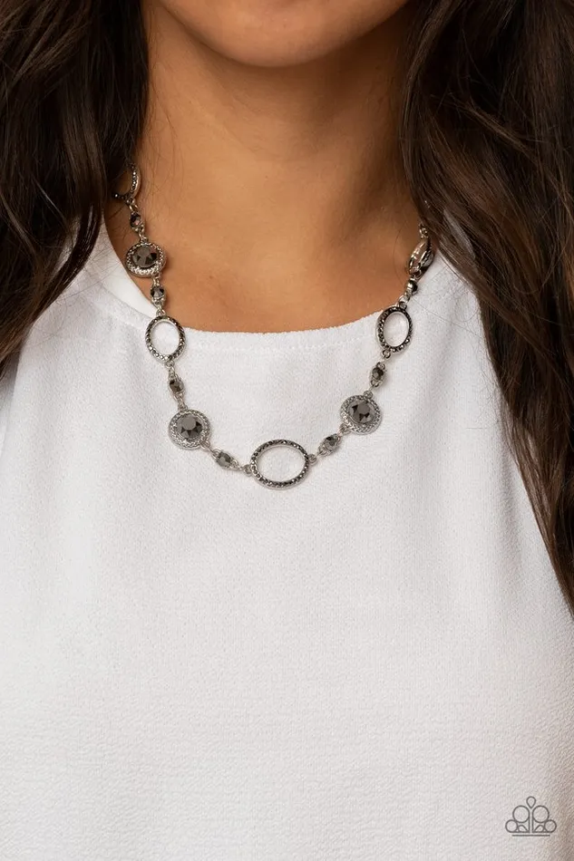 Paparazzi Necklace Pushing Your LUXE Silver Paparazzi Jewelry Necklaces