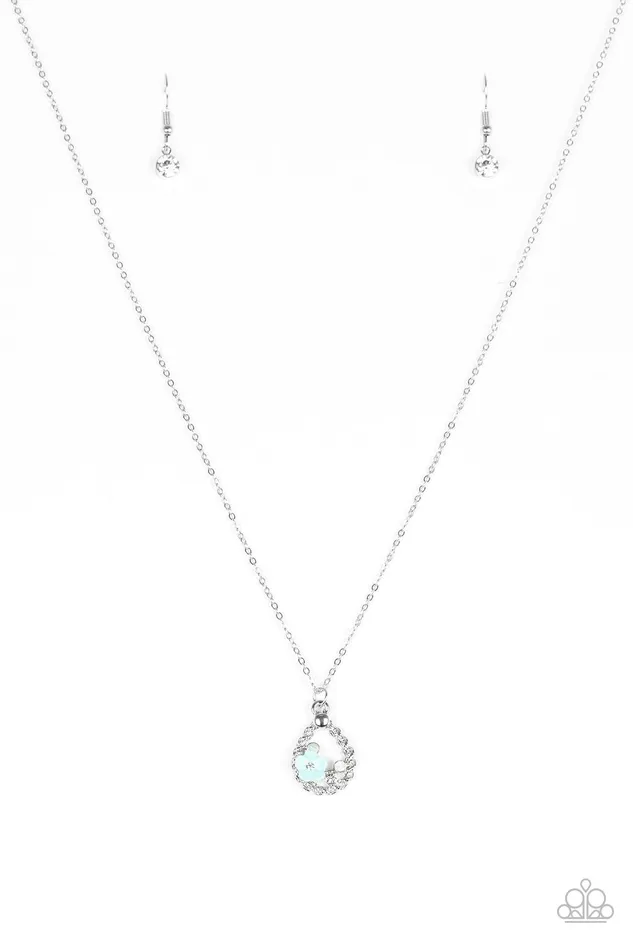 Paparazzi Necklace Serene Spring Showers Blue Paparazzi Jewelry Necklaces