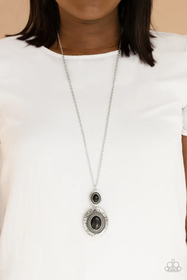 Paparazzi Necklace Southern Opera Black Paparazzi Jewelry Necklaces
