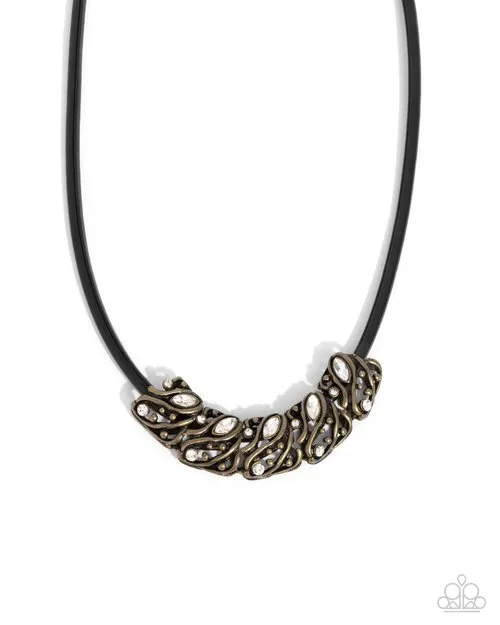 Paparazzi Necklace Sprig Shimmer Brass Paparazzi Jewelry Necklaces Paparazzi Necklace Sprig Shimmer Brass Paparazzi Jewelry Necklaces