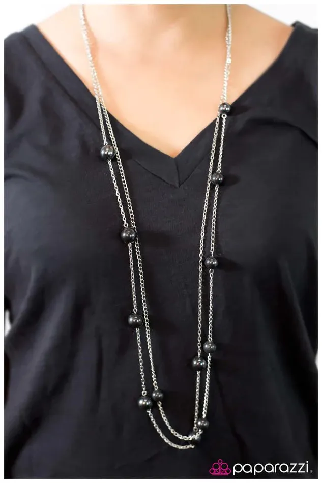 Paparazzi Necklace Take My Breath AwayBlack Paparazzi Jewelry Necklaces