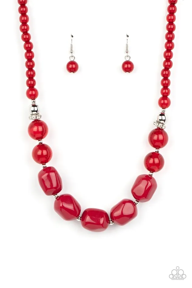 Paparazzi Necklace Ten Out of TENACIOUS Red Paparazzi Jewelry Necklaces Paparazzi Necklace Ten Out of TENACIOUS Red Paparazzi Jewelry Necklaces