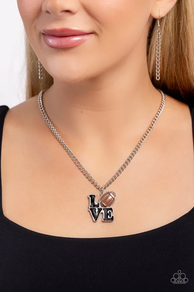 Paparazzi Necklace Tender Touchdown Brown Paparazzi Jewelry Necklaces