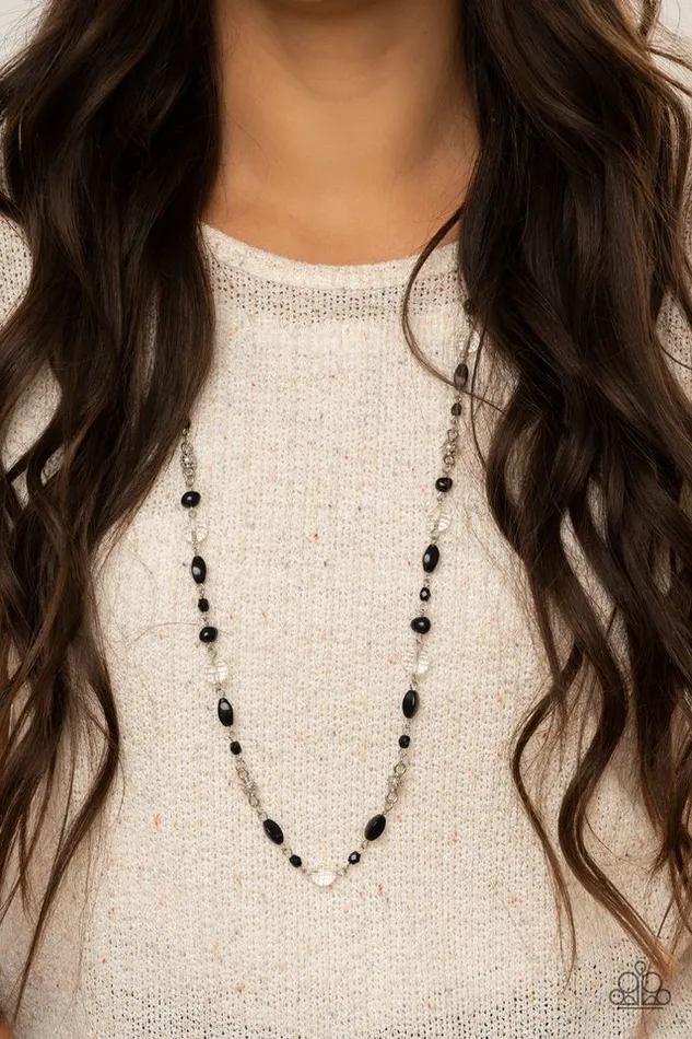 Paparazzi Necklace Twinkling Treasures Black Paparazzi Jewelry Necklaces