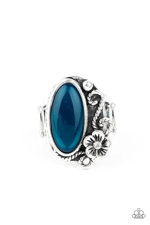 Paparazzi Ring Any DAISY Now Blue Paparazzi Jewelry Rings