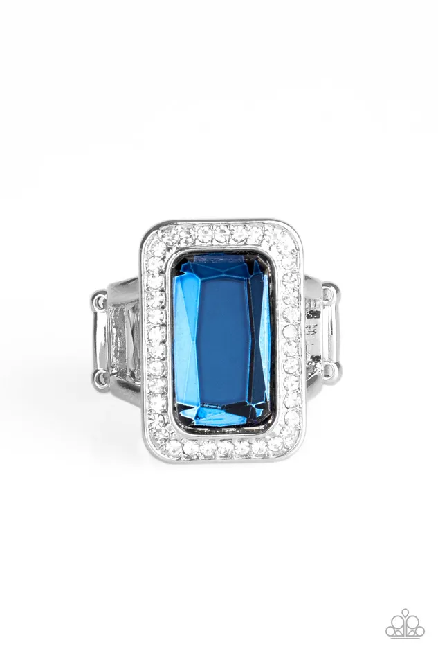 Paparazzi Ring Crown Jewel Jubilee Blue Paparazzi Jewelry Rings Paparazzi Ring Crown Jewel Jubilee Blue Paparazzi Jewelry Rings