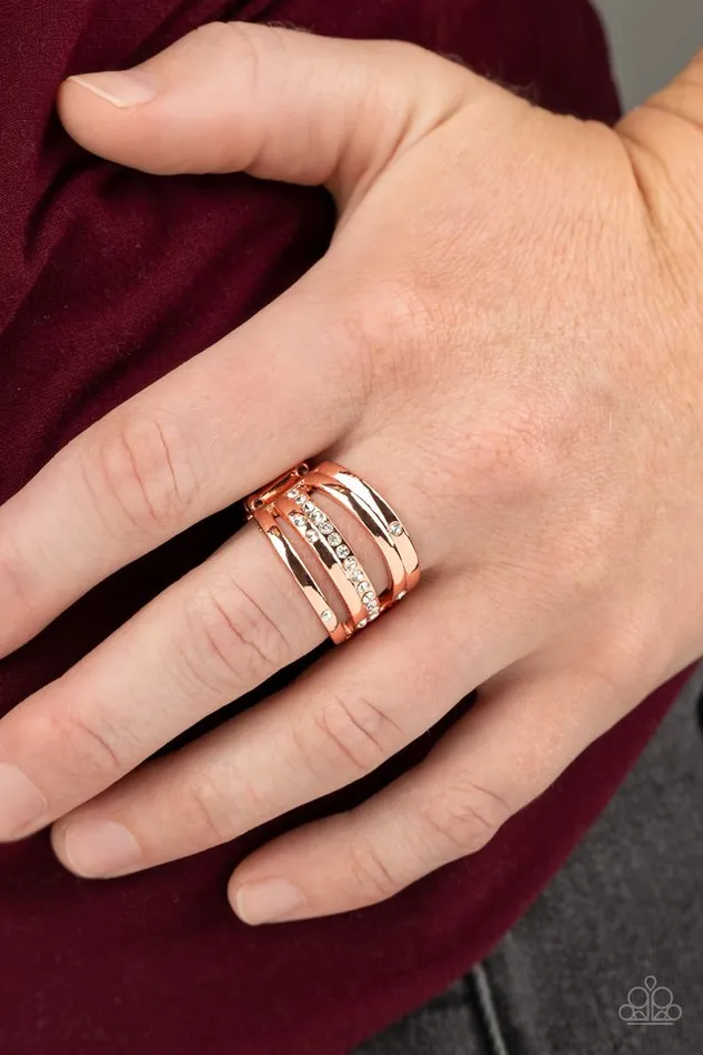 Paparazzi Ring Make A SHEEN Copper Paparazzi Jewelry Rings